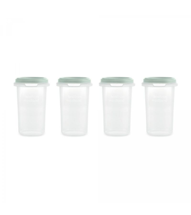 Σετ αποθήκευσης Set 4 Hermisized 330ml Dolce Mint MINILAND ML89526