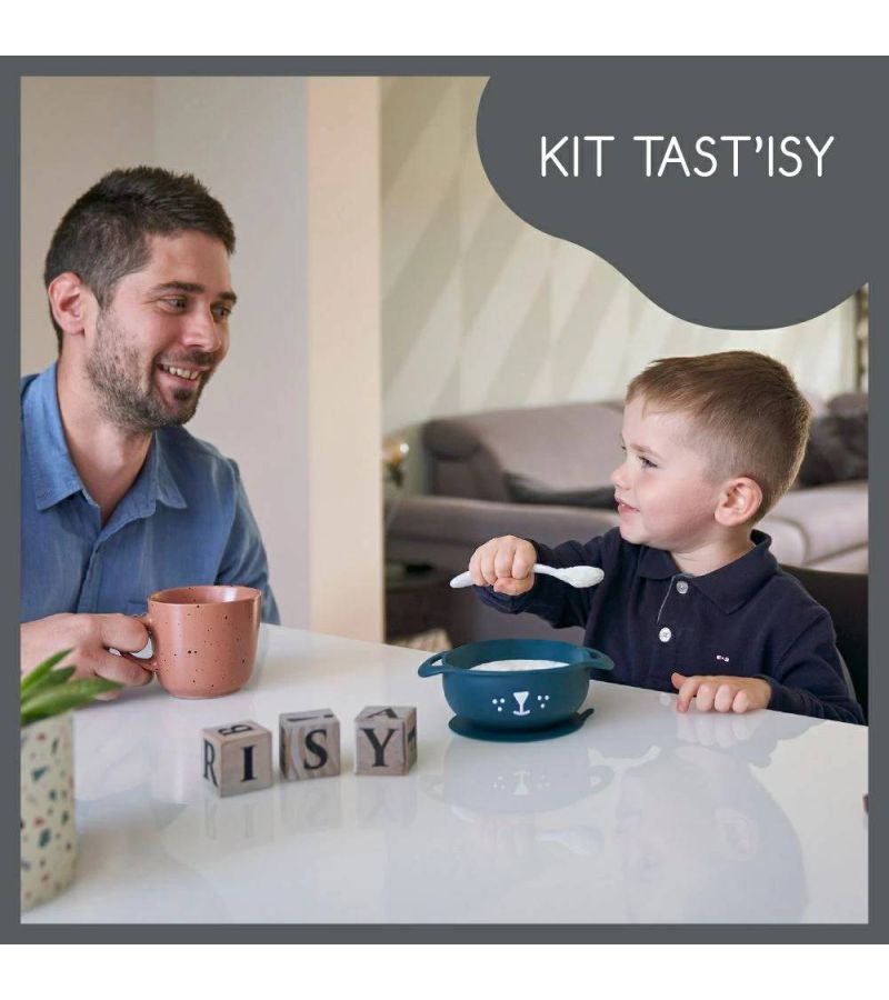 Σετ Σιλικόνης silicon bowl + spoon BABYMOOV Dog A005405