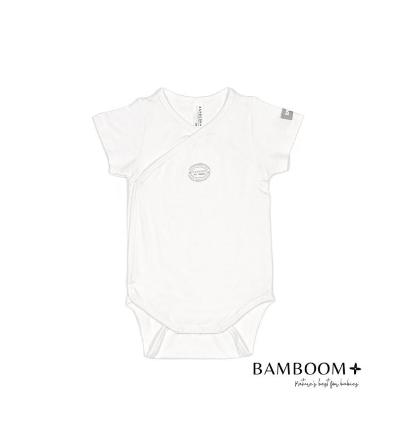 Κοντομάνικο εσώρουχο από ύφασμα μπαμπού BAMBOOM White 104-054