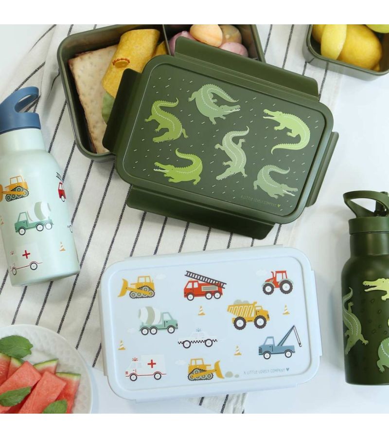 Δοχείο φαγητού Bento Lunch box Vehicles A LITTLE LOVELY COMPANY SBVEBU53