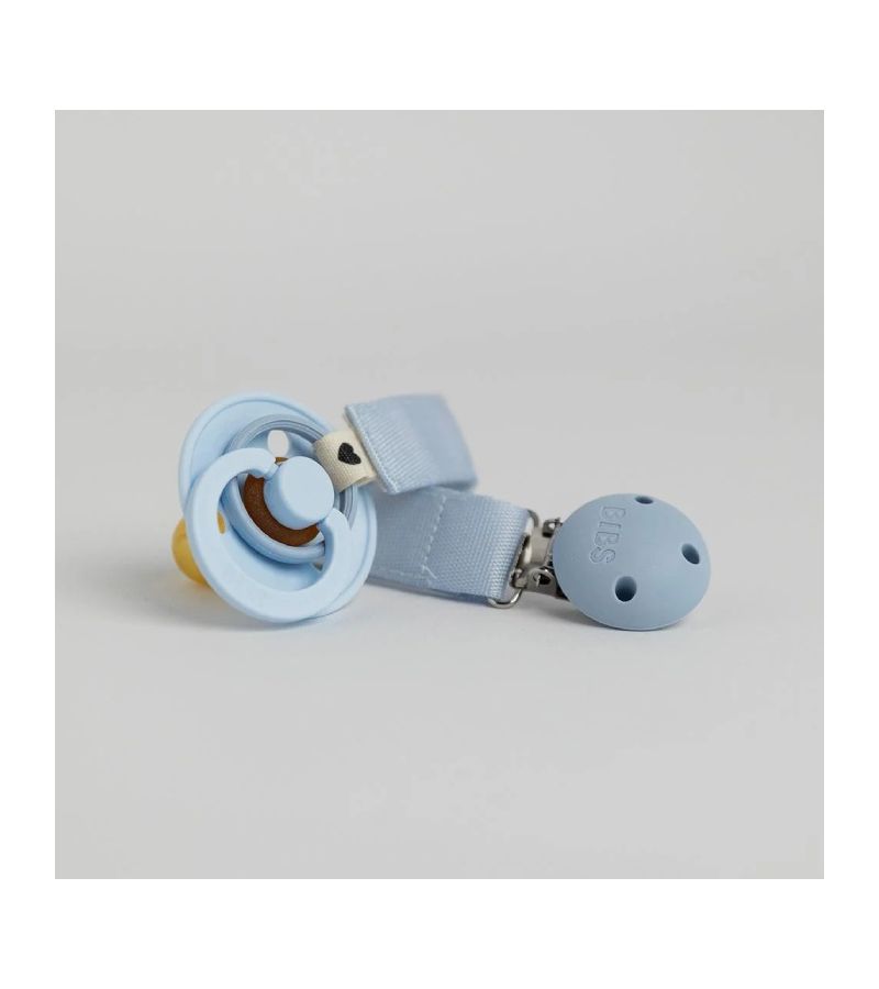 Κλιπ Πιπίλας BIBS Ribbon Dusty Blue 9409314