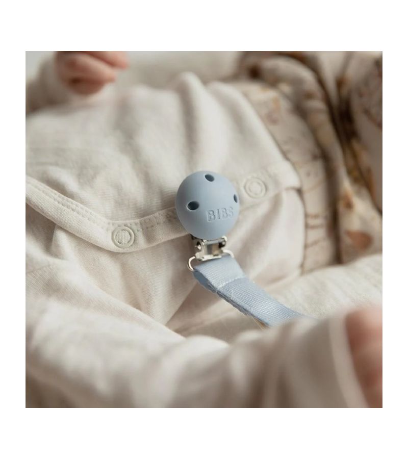 Κλιπ Πιπίλας BIBS Ribbon Dusty Blue 9409314