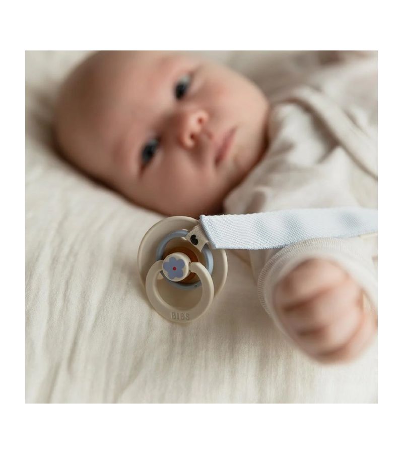 Κλιπ Πιπίλας BIBS Ribbon Dusty Blue 9409314