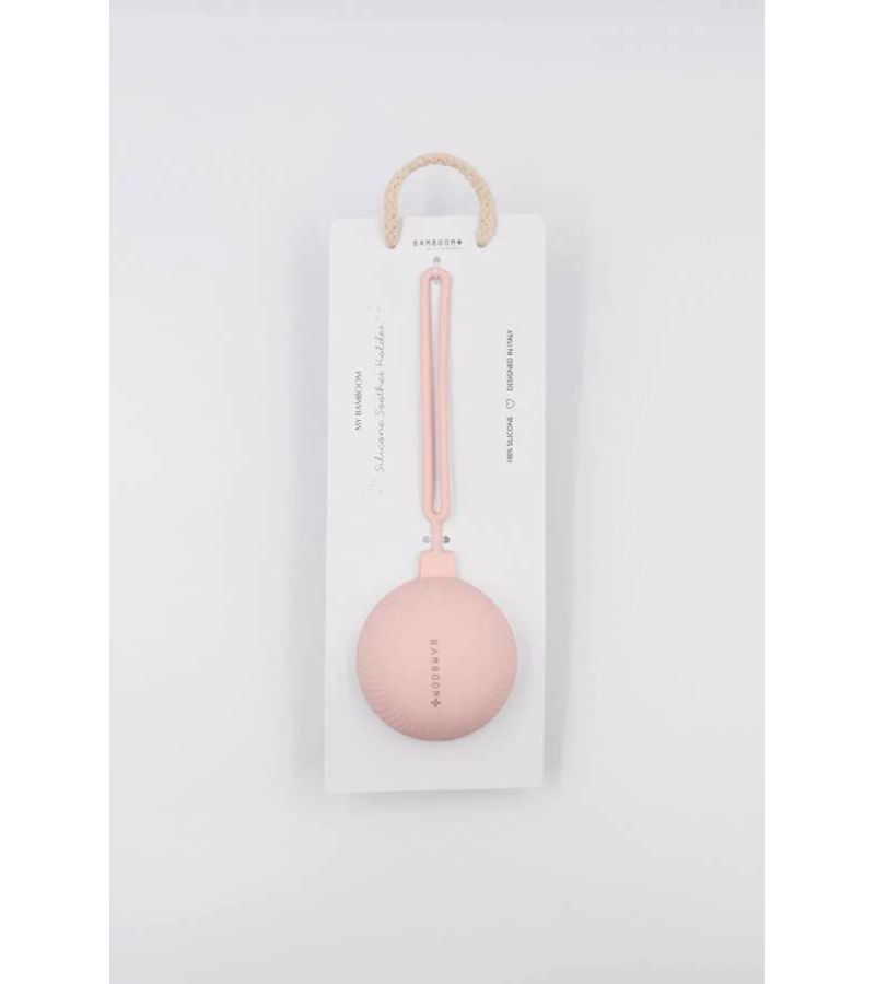 Θήκη σιλικόνης για Πιπίλες  BAMBOOM Pink CAE009-04