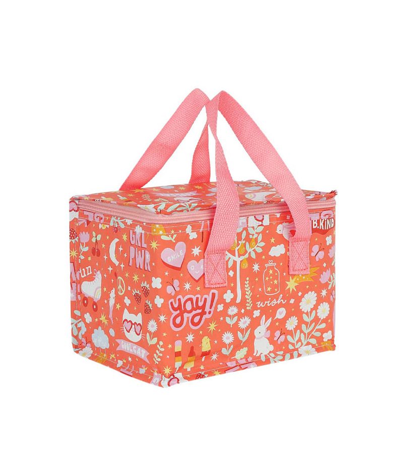 A LITLE LOVELY COMPANY Τσαντάκι μεταφοράς φαγητού 23x16x16 - Fun CBFUCO28