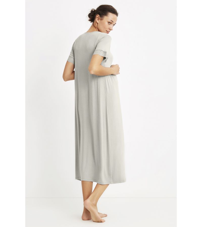 Νυχτικό εγκυμοσύνης με κοντό μανίκι CATHERINE\'S 872CA Light Green