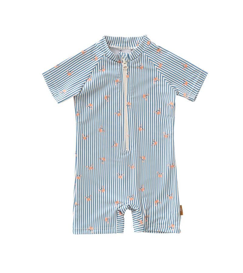 Ολόσωμο μαγιό με UV50 προστασία FRESK Stripes & crabs FR-SW6302-06