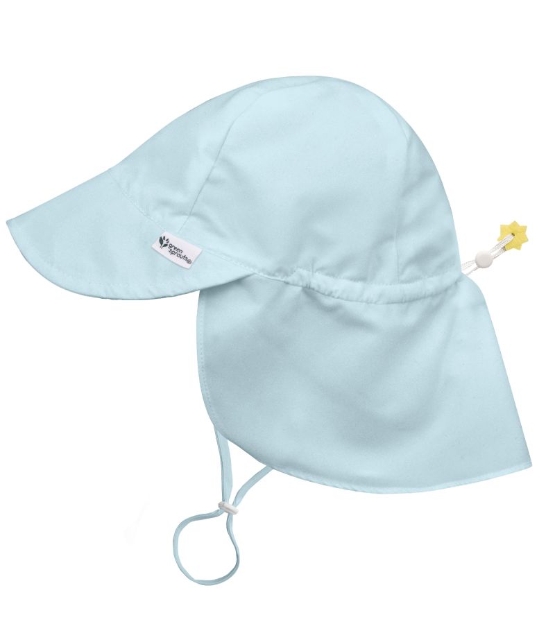 Καπέλο GREEN SPROUTS ECO Flap Hat Sun Protection Light Aqua GS-747138-6068