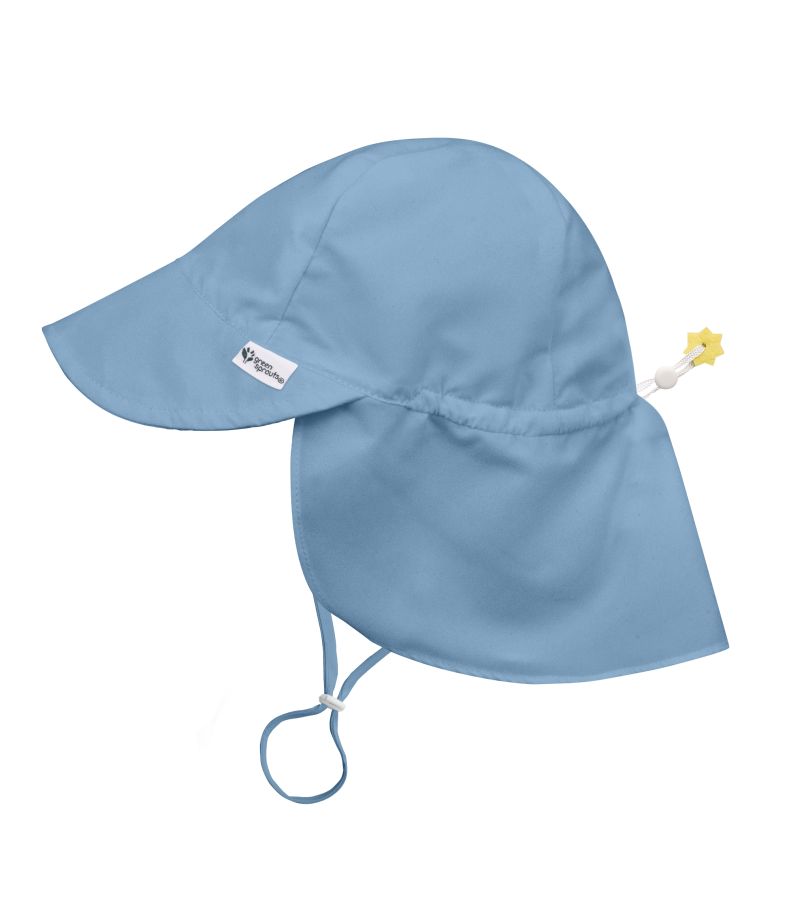 -Καπέλο GREEN SPROUTS ECO Flap Hat Sun Protection Blue GS-747138-6069