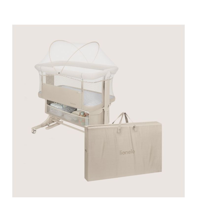 Lionelo Jodie Λίκνο Συγκοίμησης Beige Cream