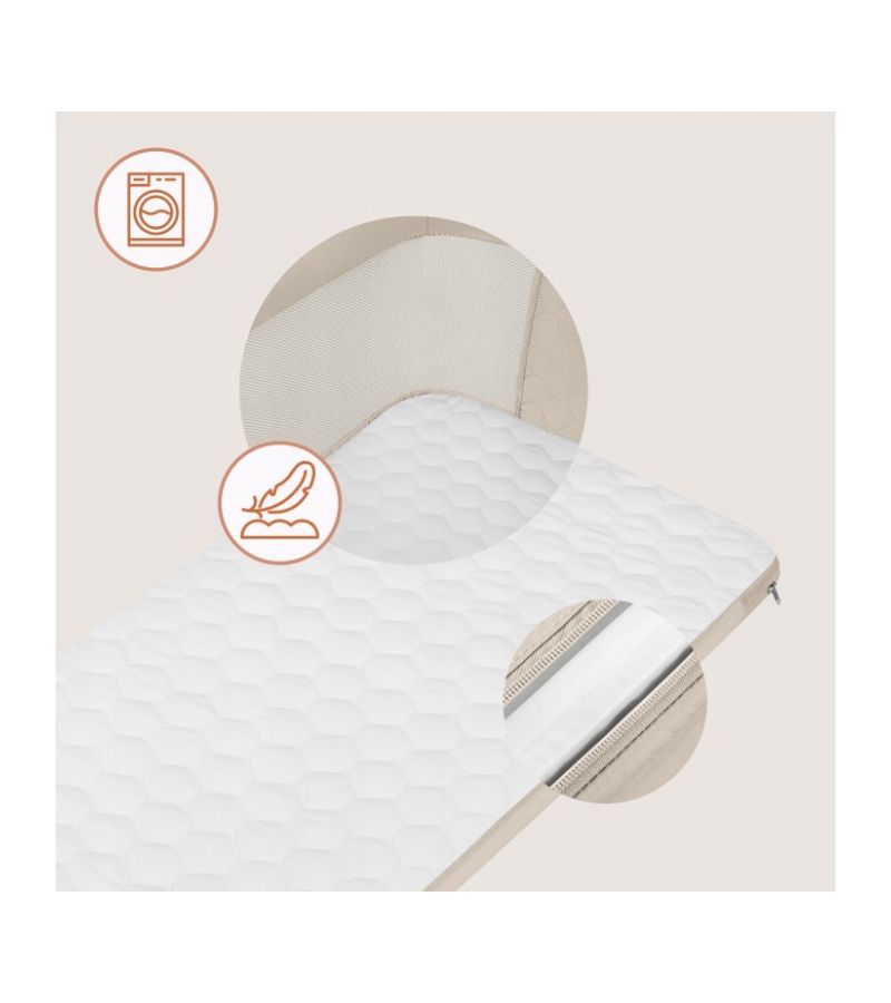 Lionelo Jodie Λίκνο Συγκοίμησης Beige Cream