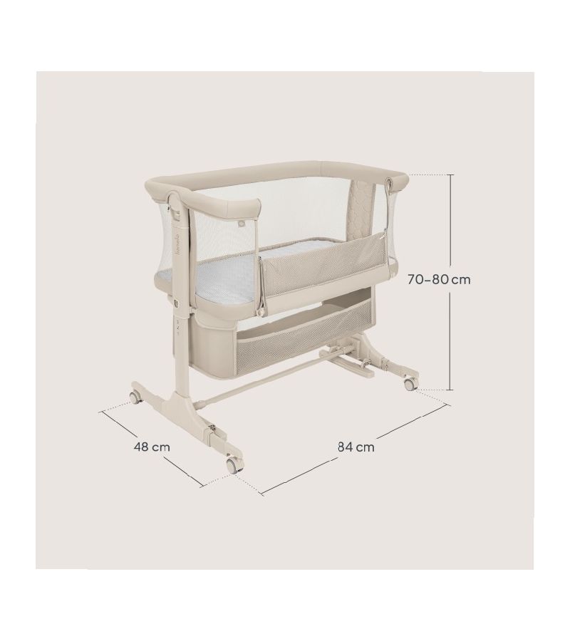 Lionelo Jodie Λίκνο Συγκοίμησης Beige Cream