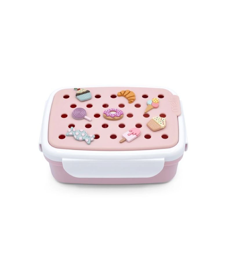 Melii – Bento Φαγητοδοχείο με Charms Ροζ MEL27620