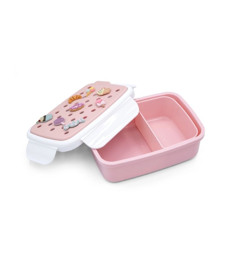 Melii – Bento Φαγητοδοχείο με Charms Ροζ MEL27620
