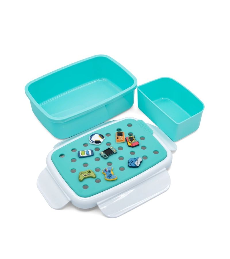 Melii – Bento Φαγητοδοχείο με Charms Μπλε MEL27600