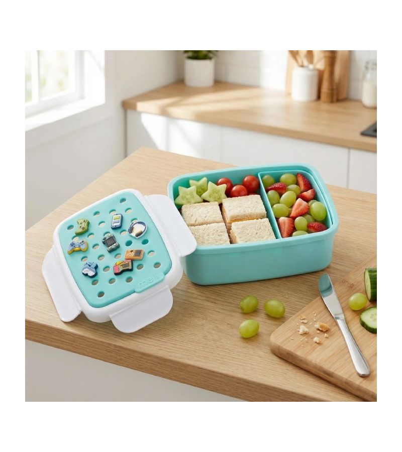 Melii – Bento Φαγητοδοχείο με Charms Μπλε MEL27600