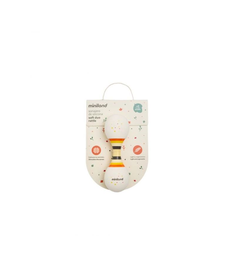 MINILAND ΜΟΥΣΙΚΗ ΚΟΥΔΟΥΝΙΣΤΡΑ  - SOFT DUO RATTLE ME89722