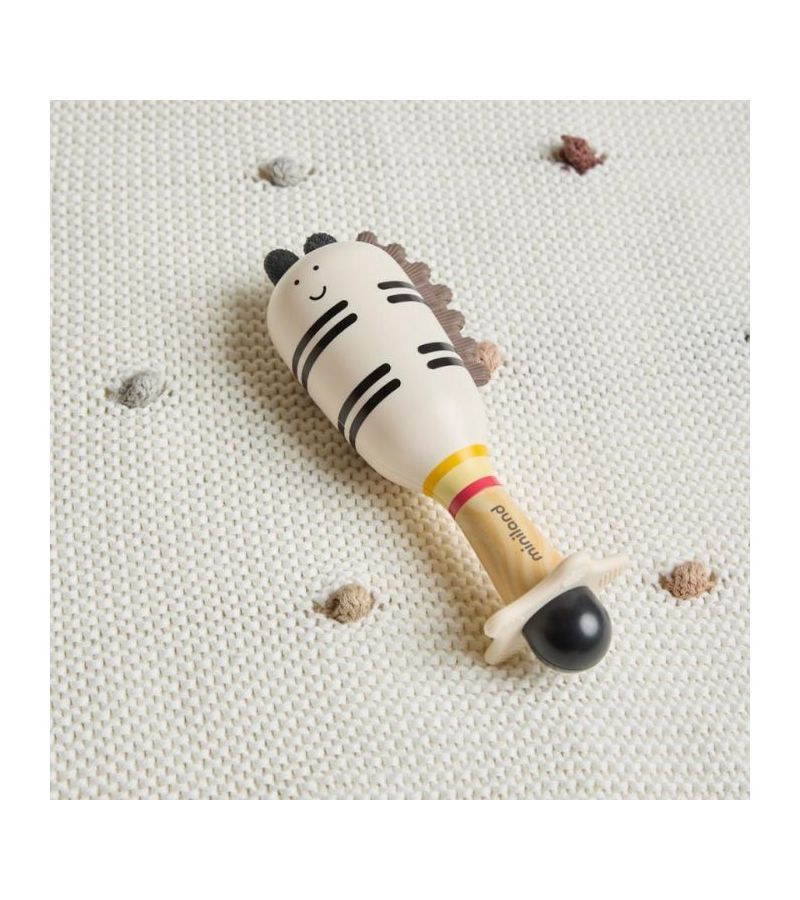 MINILAND ΜΟΥΣΙΚΗ ΚΟΥΔΟΥΝΙΣΤΡΑ - ZEBRA RATTLE ME89724