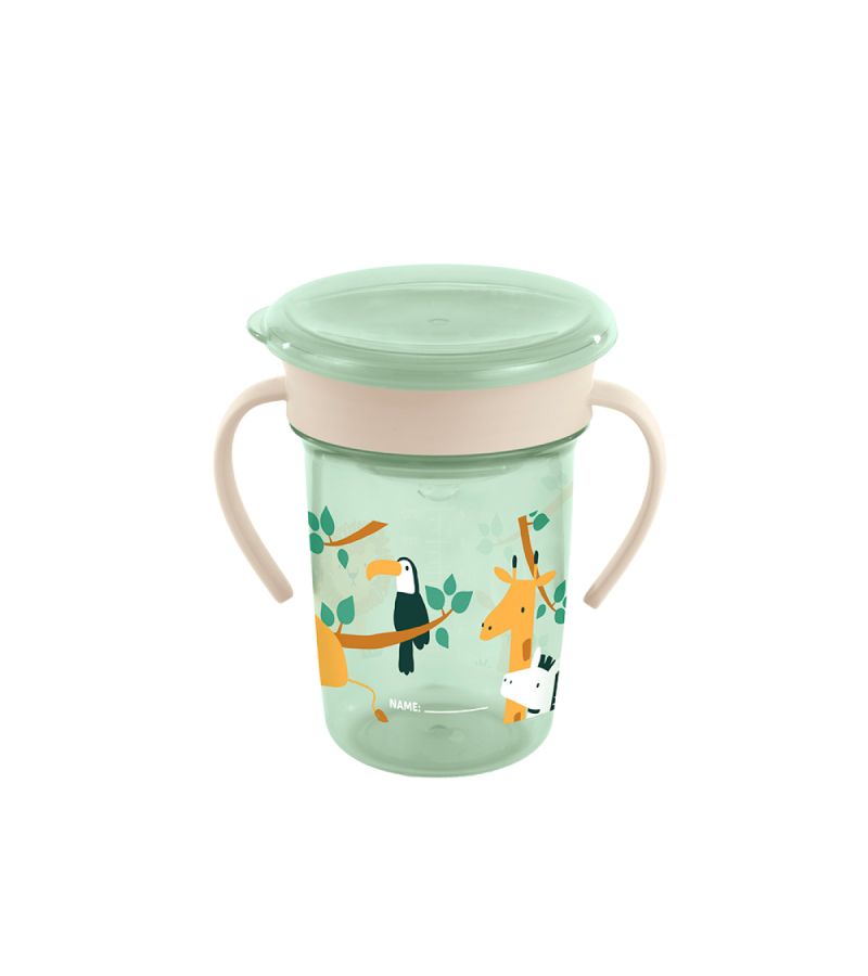 Παιδικό ποτηράκι 360 MINILAND Sippy Cup Jungle 270ml ML89637