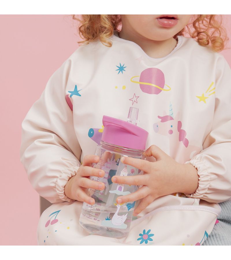 Αδιάβροχη σαλιάρα με μακρύ μανίκι Soft Biby MINILAND Fantasy ML89647