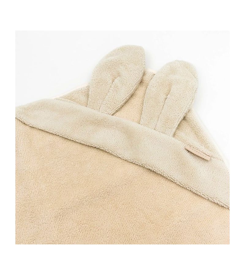 Μπουρνούζι - κάπα από ύφασμα μπαμπoύ BAMBOOM 75x75 Sand 957TE00003-10