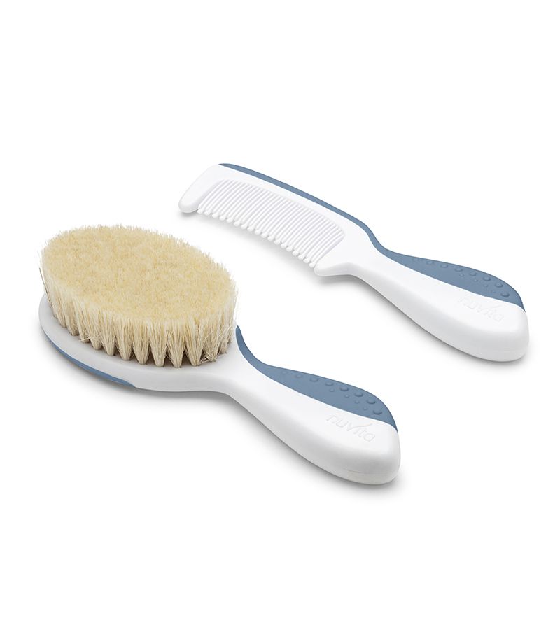 Σετ Βρεφική Βούρτσα και Χτένα NUVITA 1137 Powder Blue NU-IBKT0035