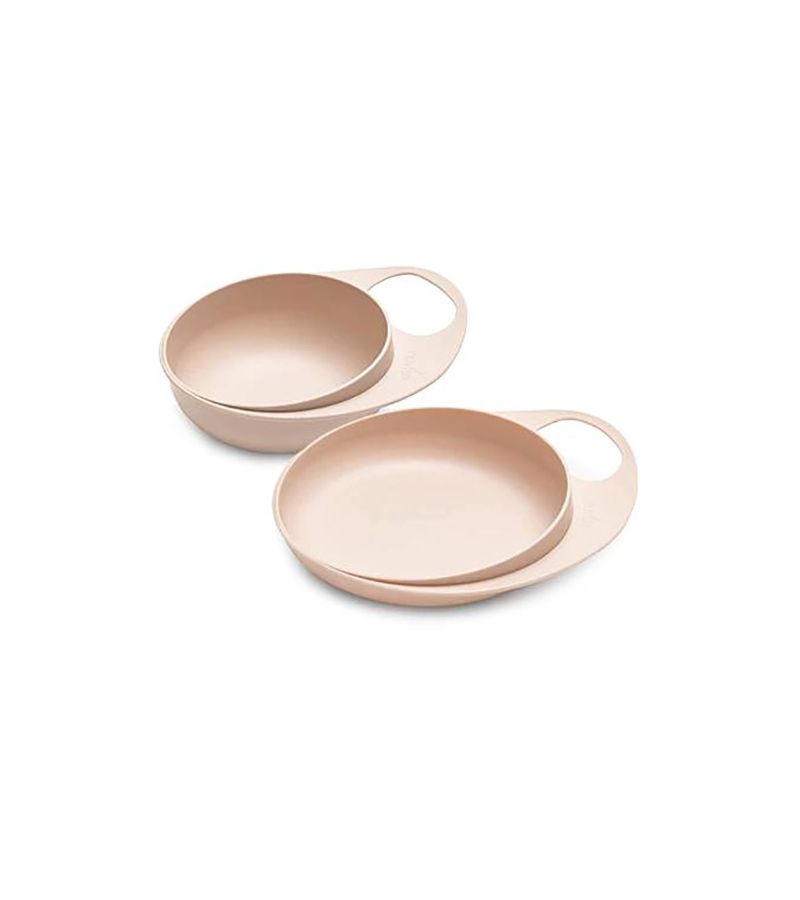 Easy Eating Smart Bowl + Plate 2τμχ NUVITA 6m+ 8461 English Rose NU-PPPL0142