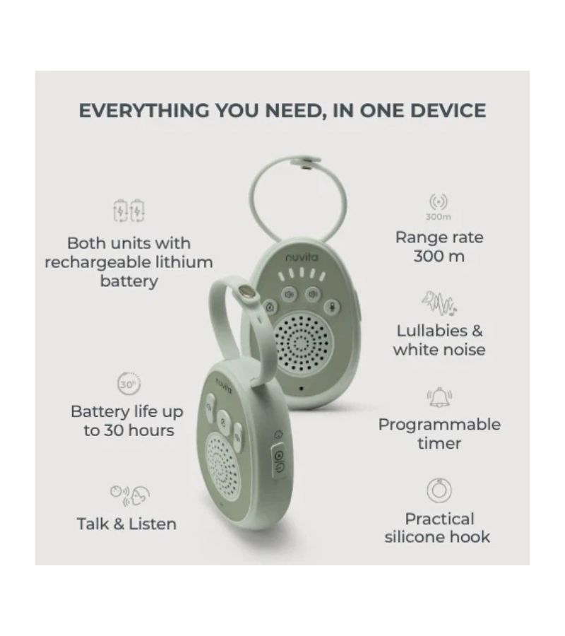 NUVITA Ασύρματο baby monitor ήχου - Audiovoice 3020 NU-SCBM0028