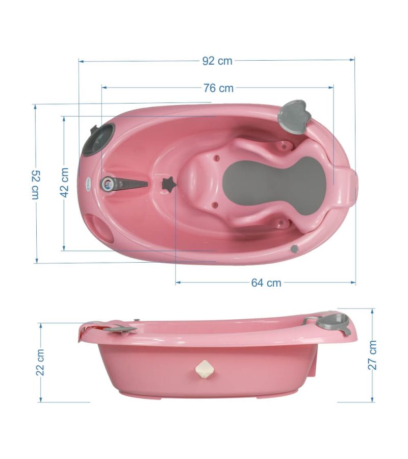 Μπανάκι BEBE STARS Ocean Pink με βάση 22-185-1