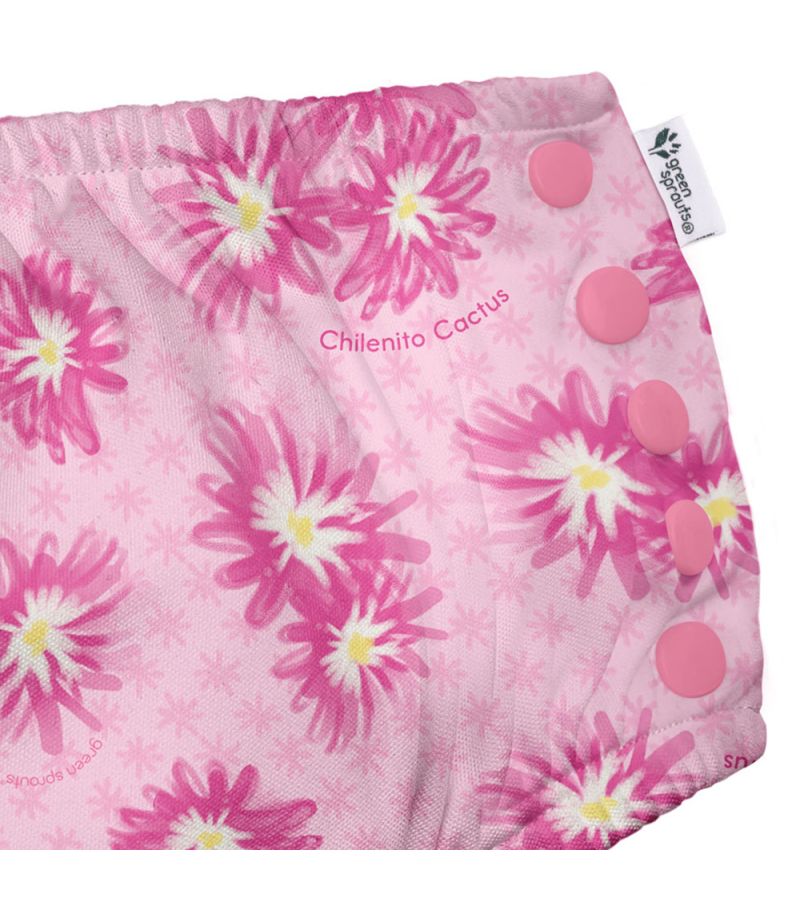 Μαγιό - πάνα GREEN SPROUTS Eco Snap Swim Diaper Pink Chilenito Cactus Flower GS-701058-2006
