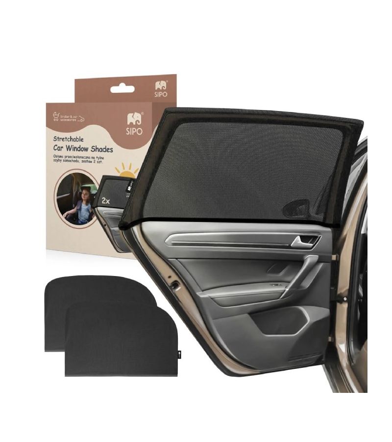 SIPO Sun Socks για Παράθυρα Αυτοκινήτου 2τεμ SIP-SCA-14