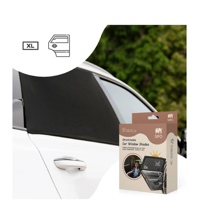 SIPO Sun Socks για Παράθυρα Αυτοκινήτου 2τεμ SIP-SCA-14