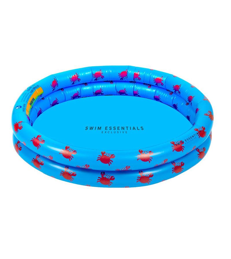 SWIM ESSENTIALS Φουσκωτή πισίνα Ø60εκ. με δύο αεροθαλάμους για μωρά από 0 μηνών - Crab SWE-2020SE167