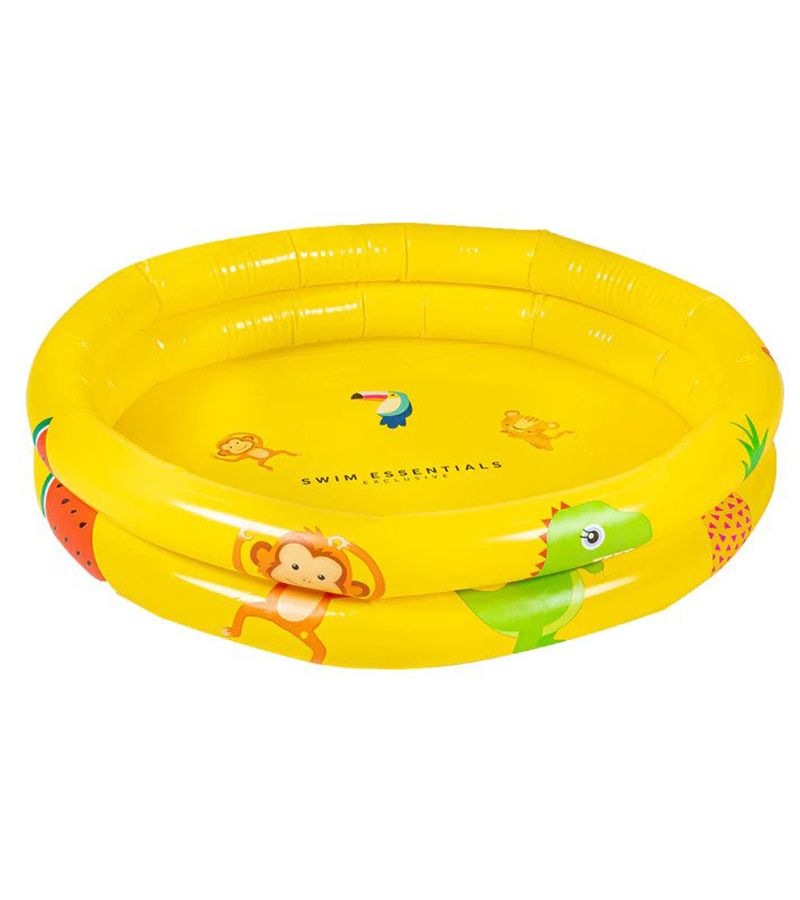 SWIM ESSENTIALS Φουσκωτή πισίνα Ø60εκ. με δύο αεροθαλάμους για μωρά από 0 μηνών - Yellow SWE-2020SE29