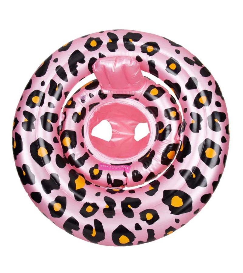 SWIM ESSENTIALS Σωσίβιο Ø69εκ. για μωρά από 0-1 ετών - Rose Gold Leopard SWE-2020SE32