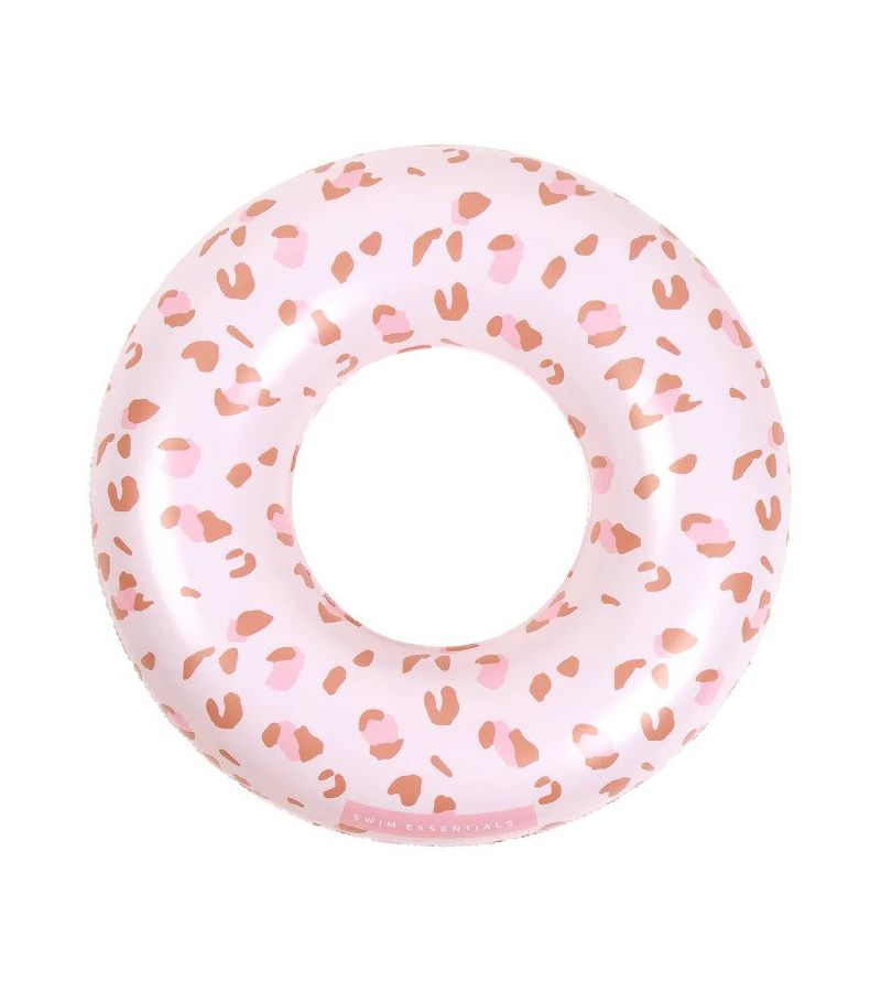 SWIM ESSENTIALS Σωσίβιο Ø90εκ. για παιδιά από 6+ετών Old Pink Leopard SWE-2022SE174