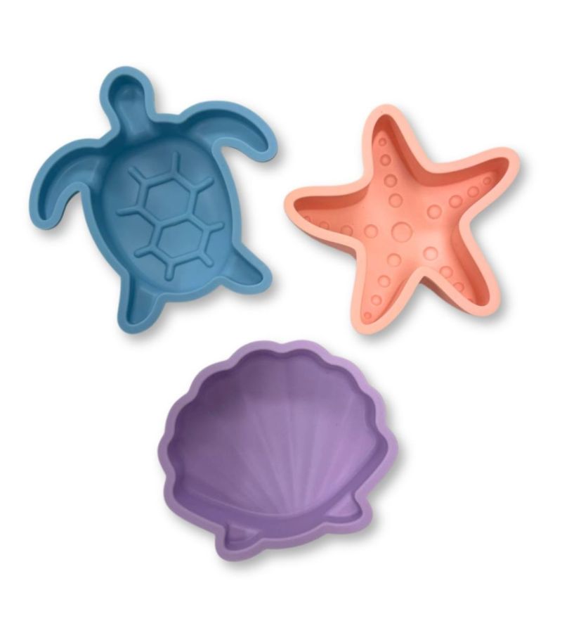 SWIM ESSENTIALS Σετ με παιχνίδια άμμου-Κουβαδάκι-Φτυάρι-Καλούπια-Sea Animals SWE-2023SE1379