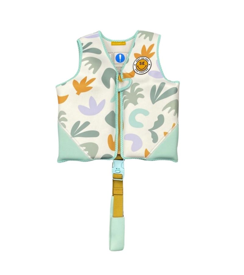 SWIM ESSENTIALS Σωσίβιο γιλέκο με ιμάντα ασφαλείας για παιδιά 3-6ετών Abstract SWE-2023SE508