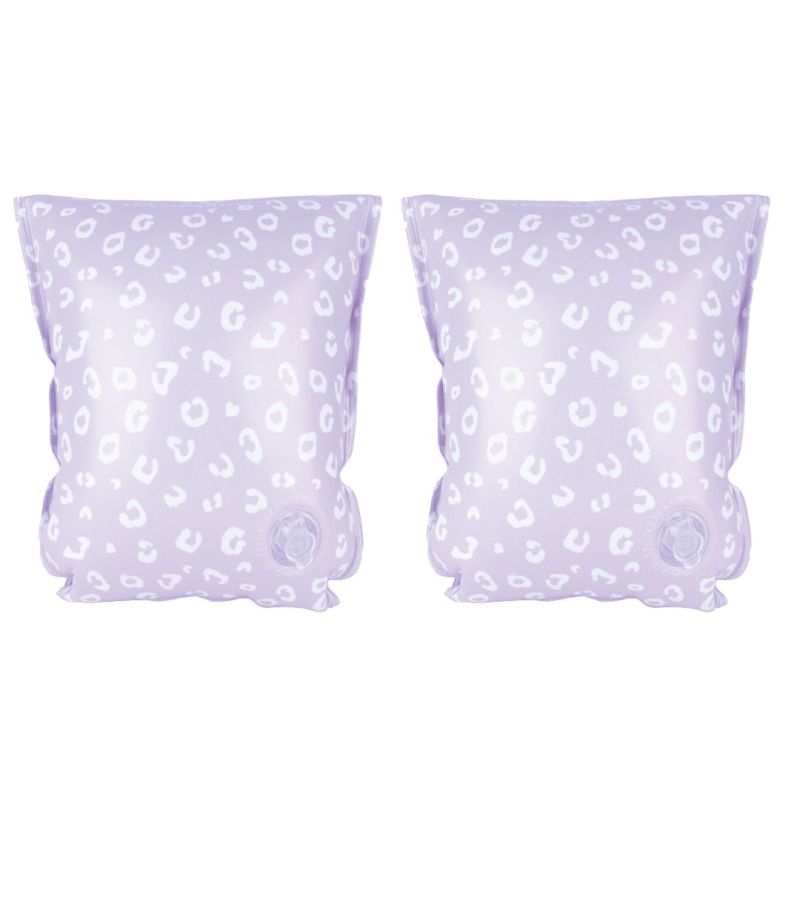 SWIM ESSENTIALS Μπρατσάκια για παιδιά από 0-2 ετών Lila Leopard SWE-2023SE516