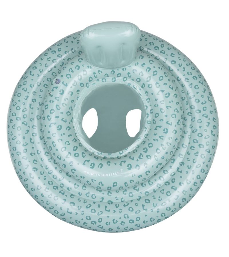 SWIM ESSENTIALS Σωσίβιο Ø69εκ. για μωρά από 0-1 ετών - Green Leopard SWE-2023SE912
