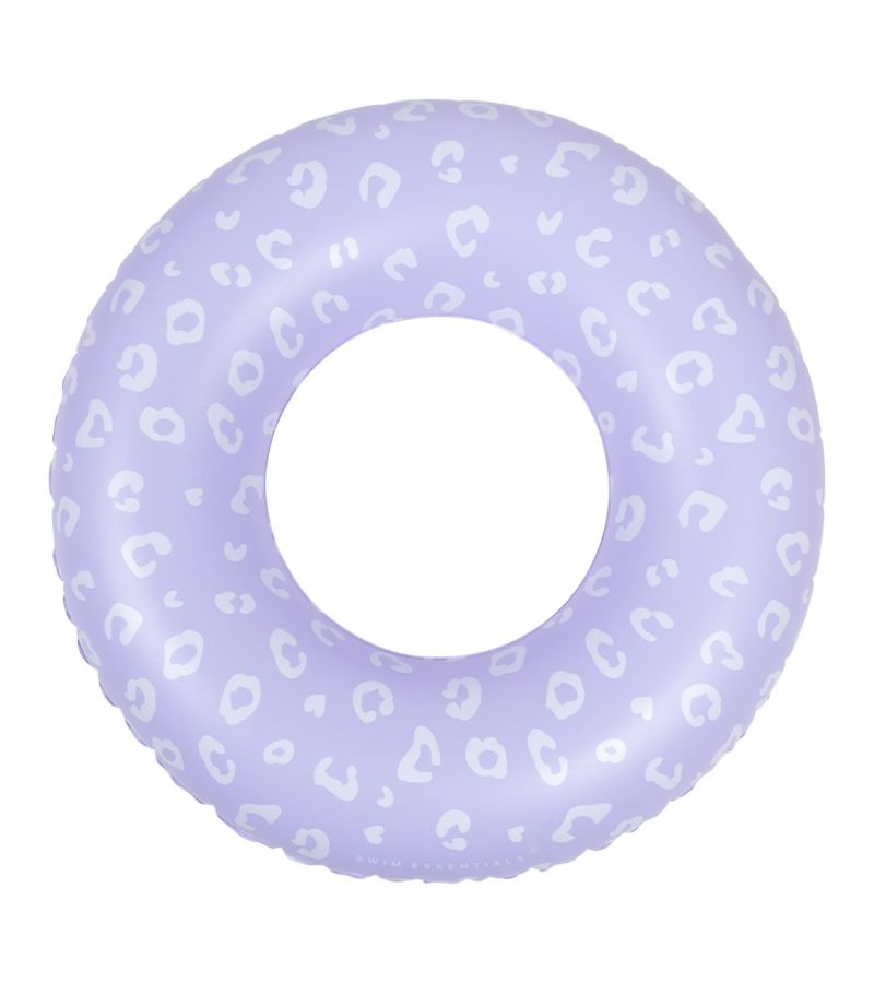 SWIM ESSENTIALS Σωσίβιο Ø90εκ. για παιδιά από 6+ετών Lila Leopard SWE-2023SE932