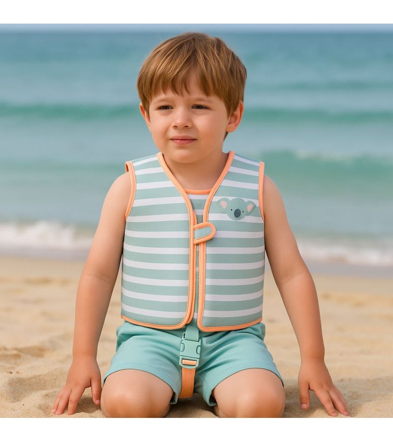 SWIM ESSENTIALS Σωσίβιο γιλέκο με ιμάντα ασφαλείας για παιδιά 3-6ετών Koala SWE-2024SE1001