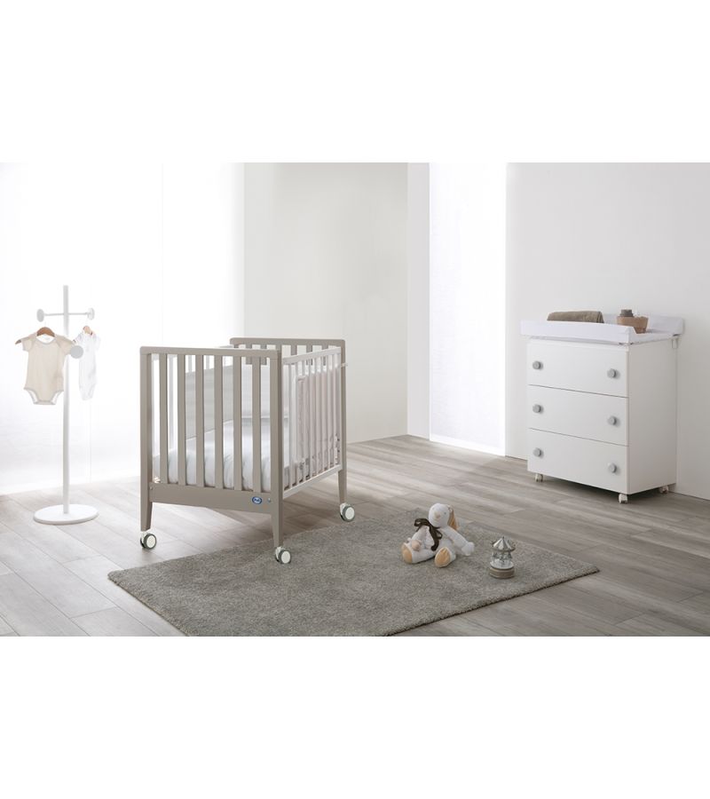 Μπανάκι - αλλαξιέρα PALI Win Bianco-Tortora 76x45x90cm