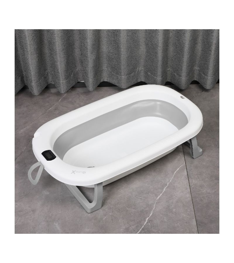 Πτυσσόμενο Μπάνιο X-TREME BABY με θερμόμετρο Grey XT318