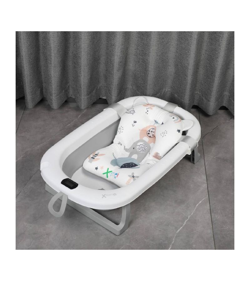 Πτυσσόμενο Μπάνιο X-TREME BABY με θερμόμετρο Grey XT318
