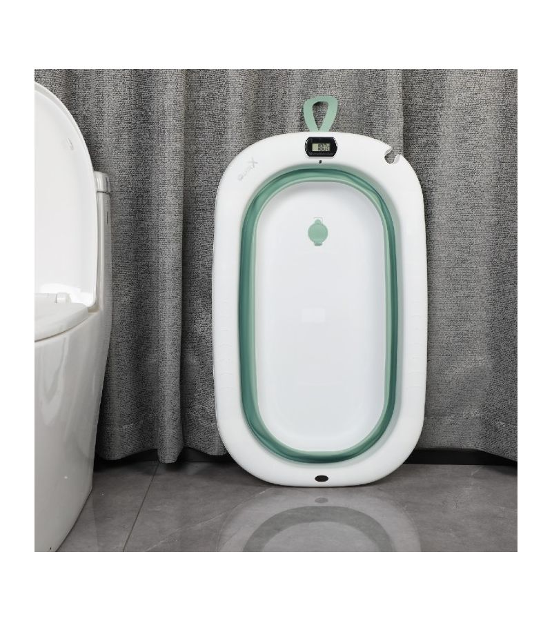 Πτυσσόμενο Μπάνιο X-TREME BABY με θερμόμετρο Green XT319