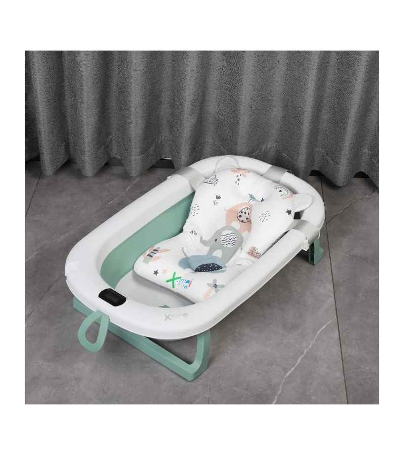 Πτυσσόμενο Μπάνιο X-TREME BABY με θερμόμετρο Green XT319