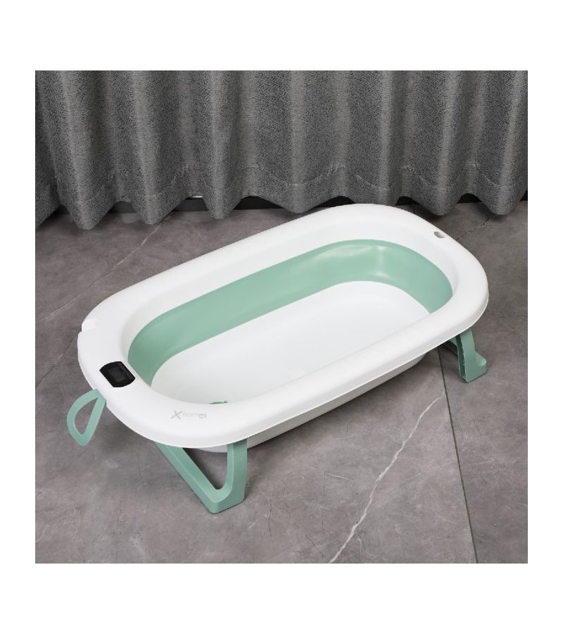Πτυσσόμενο Μπάνιο X-TREME BABY με θερμόμετρο Green XT319