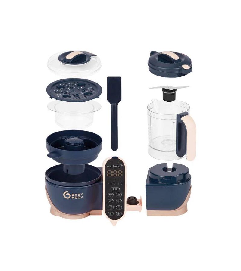 Ατμομάγειρας BABYMOOV 6in1 Nutribaby (+) XL + recipe book 500Watt A001127