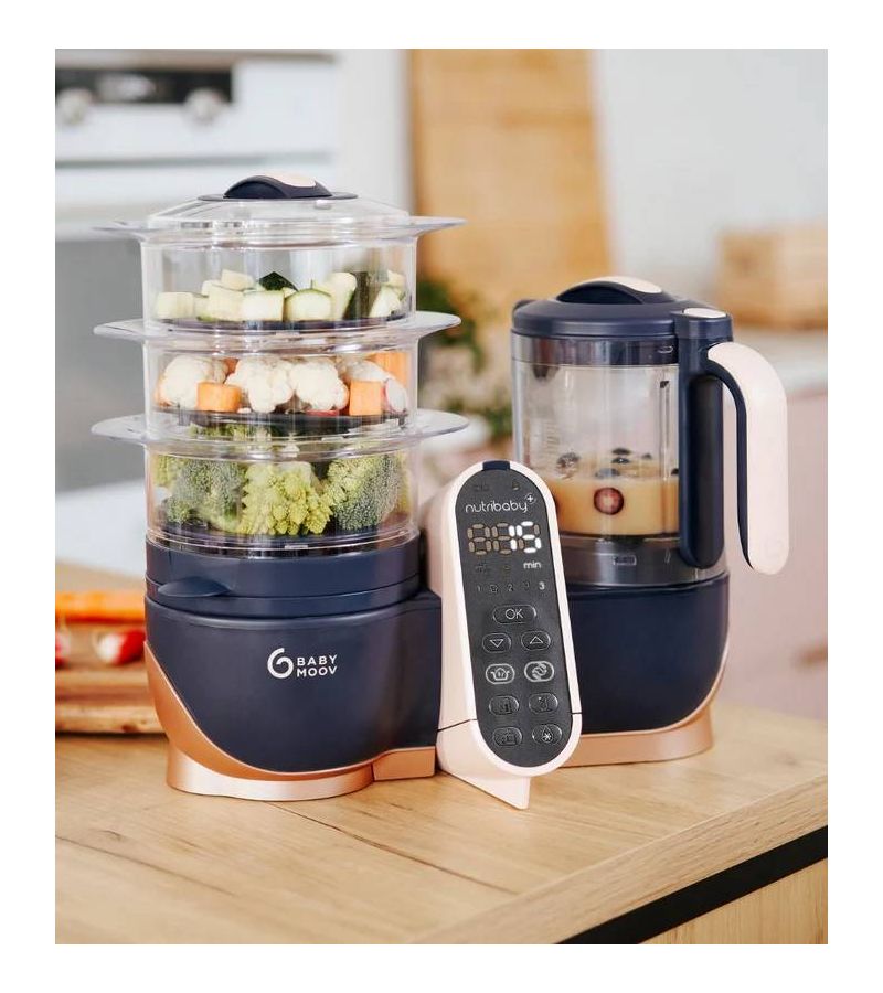 Ατμομάγειρας BABYMOOV 6in1 Nutribaby (+) XL + recipe book 500Watt A001127